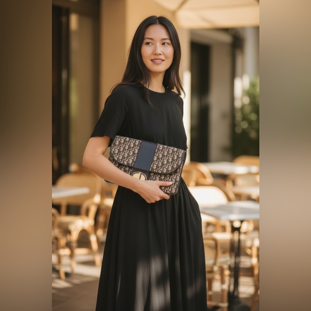 Vintage Dior trotter clutch Bag